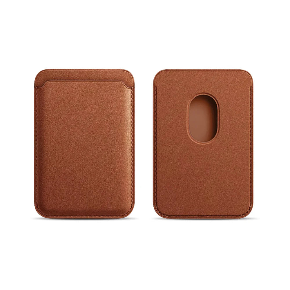 Magnetic Leather Wallet - optimized for iPhone (MagSafe)