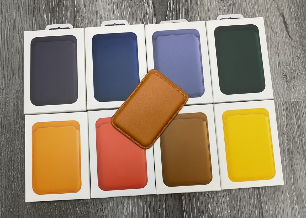 Magnetic Leather Wallet - optimized for iPhone (MagSafe)