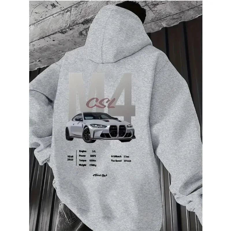 BMW M4 CSL hoodies Unisex (JDM streetwear style)