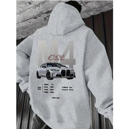 BMW M4 CSL hoodies Unisex (JDM streetwear style)