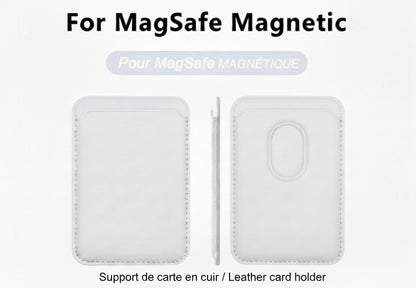 Magnetic Leather Wallet - optimized for iPhone (MagSafe)