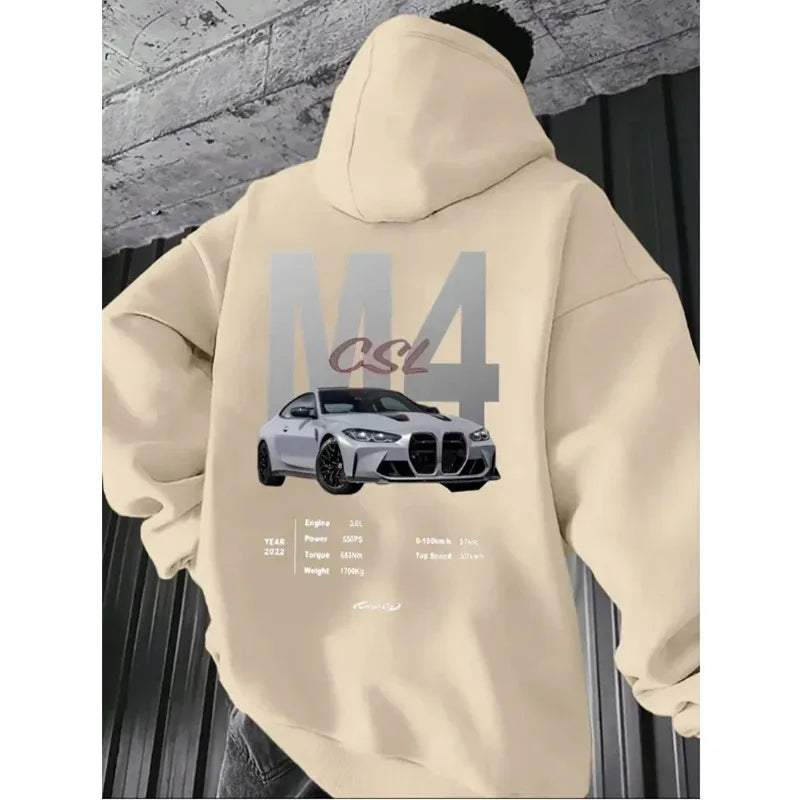 BMW M4 CSL hoodies Unisex (JDM streetwear style)