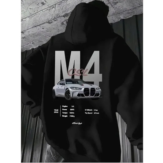 BMW M4 CSL hoodies Unisex (JDM streetwear style)