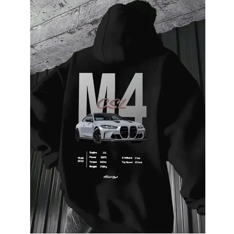 BMW M4 CSL hoodies Unisex (JDM streetwear style)