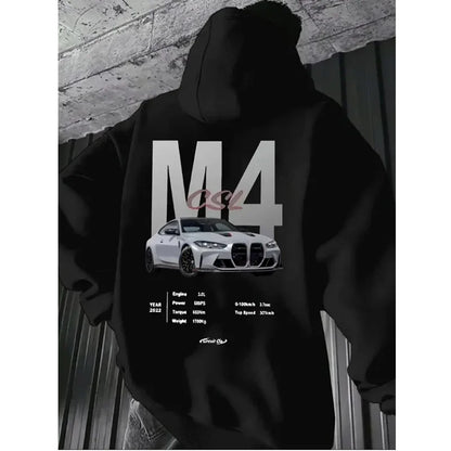BMW M4 CSL hoodies Unisex (JDM streetwear style)