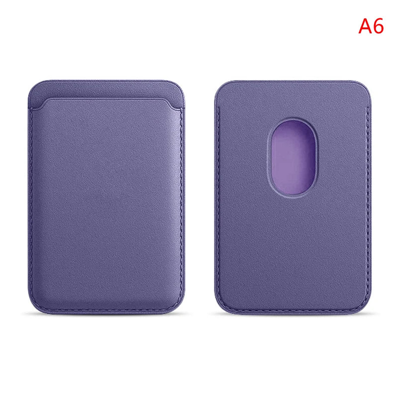 Magnetic Leather Wallet - optimized for iPhone (MagSafe)