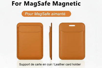 Magnetic Leather Wallet - optimized for iPhone (MagSafe)