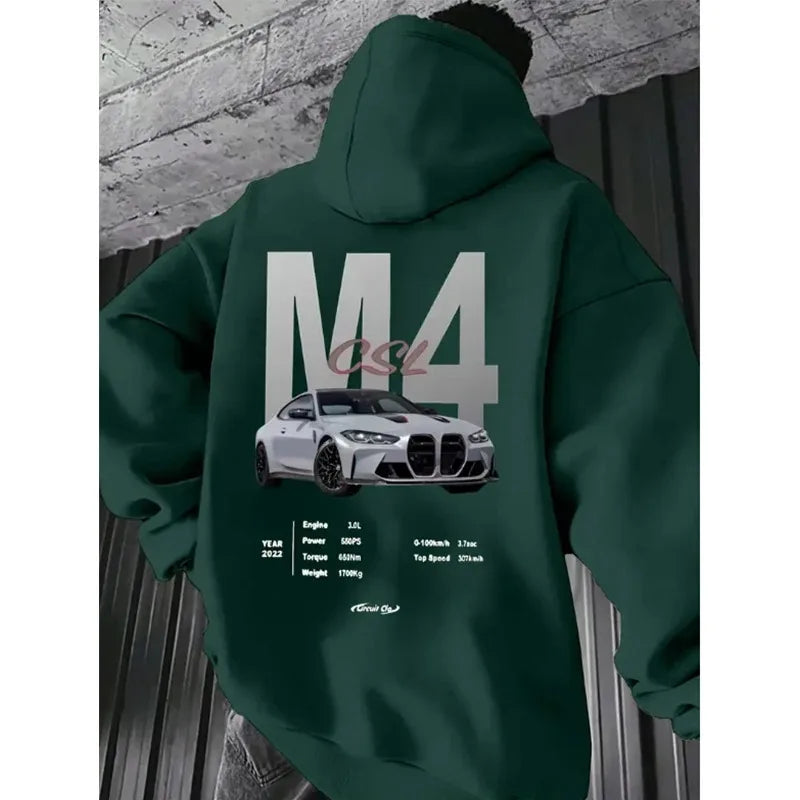 BMW M4 CSL hoodies Unisex (JDM streetwear style)