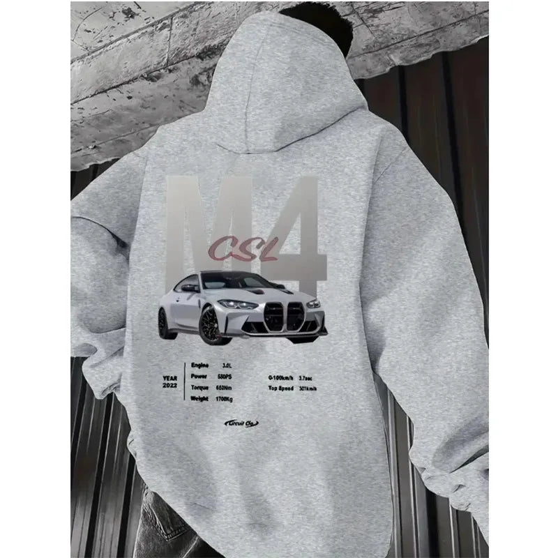 BMW M4 CSL hoodies Unisex (JDM streetwear style)
