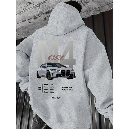 BMW M4 CSL hoodies Unisex (JDM streetwear style)