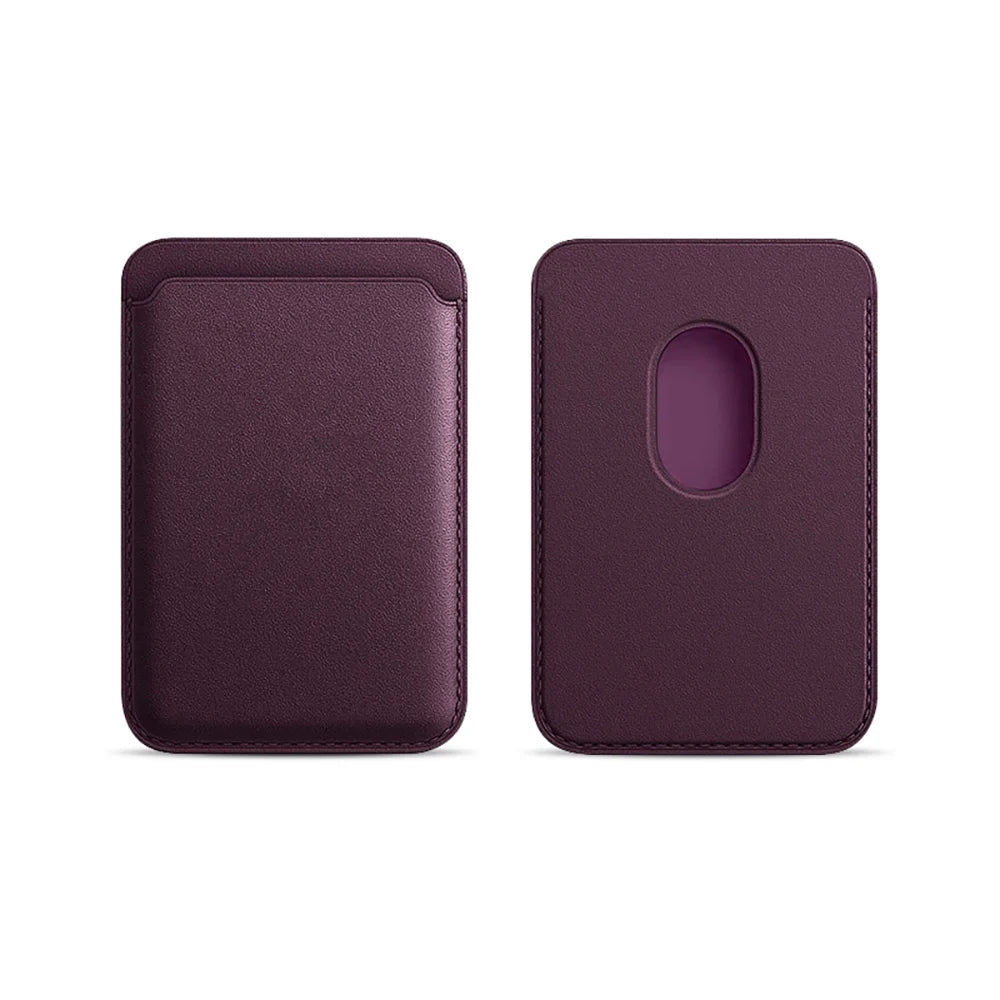 Magnetic Leather Wallet - optimized for iPhone (MagSafe)