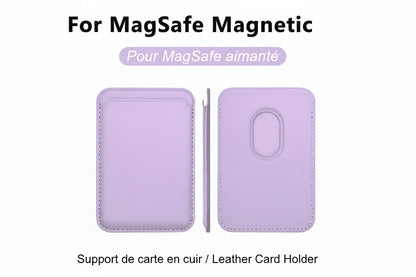 Magnetic Leather Wallet - optimized for iPhone (MagSafe)